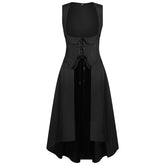 2025 European Medieval Victorian Era Lace - Trimmed Dress Cosplay Costume - Coscosmos